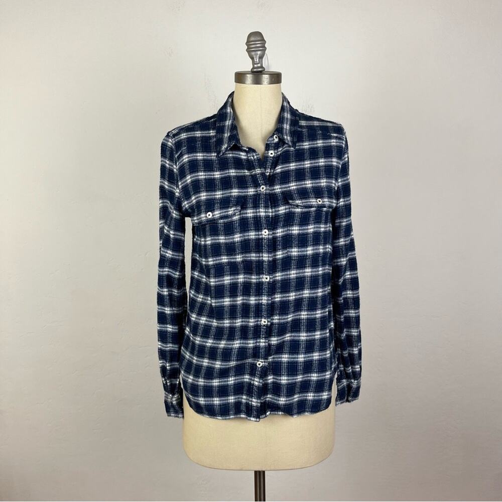 PAIGE Rosie Huntington Flannel Shirt